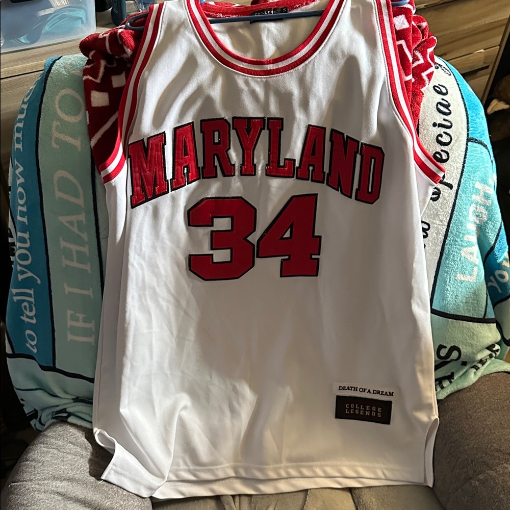 Men’s College Legends Leonard Bias Death Of A Dream Maryland Size 54 Jersey